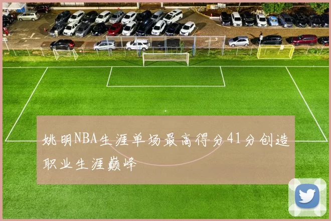 姚明NBA生涯单场最高得分41分创造职业生涯巅峰