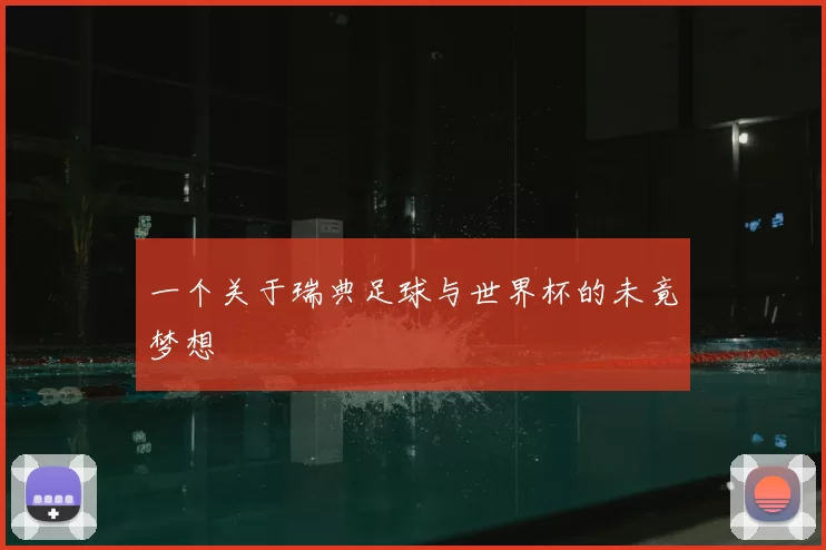 一个关于瑞典足球与世界杯的未竟梦想